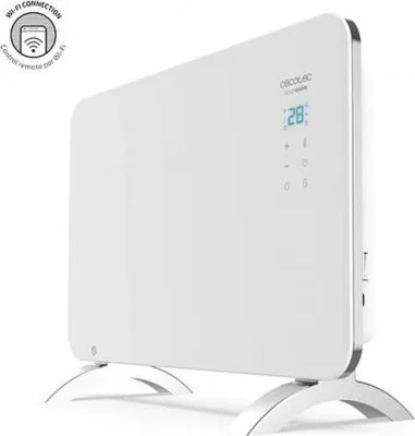 Produktbild von Cecotec 05318, Elektrischer Raumheizlüfter, Drinnen, Zimmerdecke, Tisch/Bank, Flur, Tisch, Wand, Weiß, LED, 1000 W