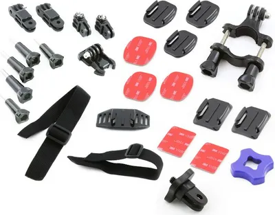 Zdjęcie produktu dla Zestaw montażowy do Sony Action Cam / Xiaomi Xiaoyi Yi 2 4K