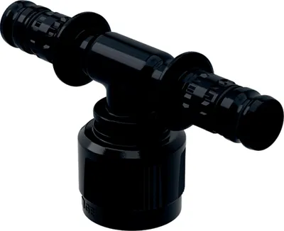 Produktbild von Geberit GE Mepla, Übergangs-T-Stk., MasterFix, d20, RpMF1/2, 20mm, PVDF, 1 Stk.