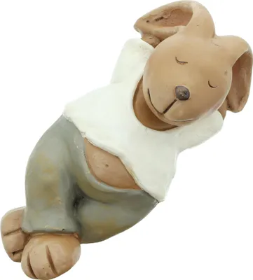 Immagine prodotto di Deko-Hase "Pausa di relax" – Decorazione pasquale, coniglio pasquale, uova di Pasqua, festa di Pasqua, decorazione pasquale, coniglio di Pasqua