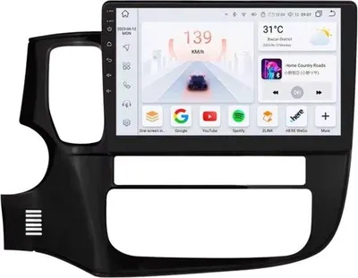 Produktbild von Autoradio mit Bluetooth und CarPlay für Mitsubishi Outlander 3 (2012–2018) – Kompatibel mit Apple und Android – Stereo – Navigation – S-Serie – 6GB RAM / 64GB Speicher