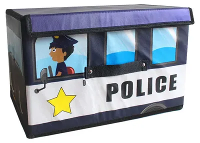 Produktbild von Aufbewahrungsbox für Kinder, Aufbewahrungskiste mit Deckel, Spielzeugorganizer, faltbarer Kleiderkorb, Faltbox, Spielzeugtruhe, Aufbewahrungsbox aus Baumwolle, 38 x 25 cm