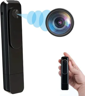 Obrázek produktu pro Mini skrytá 1080p tělesná kamera – přenosná – bez Wi-Fi – kamera pro hlídání dětí a zabezpečení domácnosti