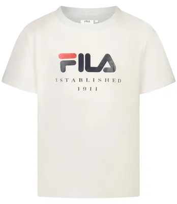 Produktbild von Mädchen Kurzarm-T-Shirt Weiß aus Baumwolle mit Druck & Logo