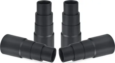 Zdjęcie produktu dla zestaw 4 uniwersalnych adapterów przyłączeniowych hoover 21-35mm do dyszy podłogowej hoover | adapter przyłączeniowy | uniwersalny reduktor do dyszy hoover | rura ssąca - adapter akcesoriów | kolor czarny