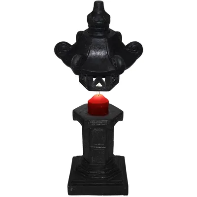 Obrázok produktu pre Japonská záhradná lampa Taro z kameňa 30 x 30 x 80 cm