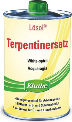 Produktbild von 500 ml Terpentinersatz, Terpentin Ersatz hochwertiges, langsamflüchtiges Reinigungs- und Verdünnungsmittel.