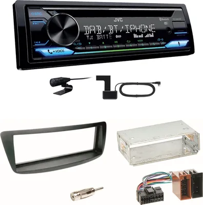 Produktbild von JVC KD-DB912BT Digitalradio Einbauset Toyota Aygo Citroen C1 Peugeot 107