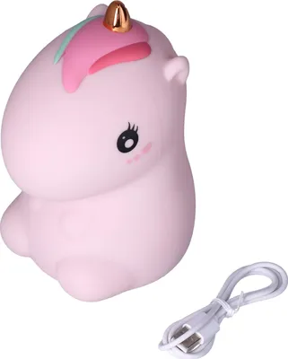 Obrázok produktu pre Roztomilé nočné svetlo Roztomilé USB dobíjacie silikónové lampy so 7 zmenami farieb pre deti