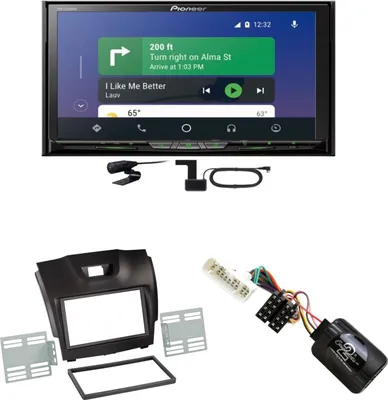Produktbild von Pioneer AVH-Z9200DAB CarPlay Android Auto USB MP3 CD Einbauset für Isuzu D-Max 2