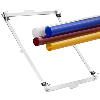 Produktbild von Walimex Farbfilter-Set für Hintergrundreflektor, Farbfolie in rot, blau, gelb, ideal für Hintergrund, Studiofotografie