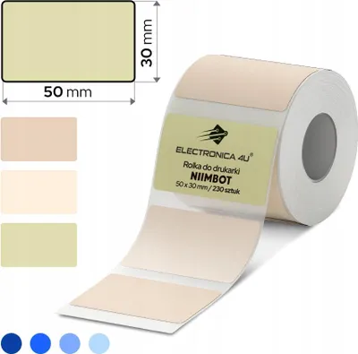 Image de Étiquettes autocollantes thermiques pour Niimbot B1 B21 B3S B31 50x30