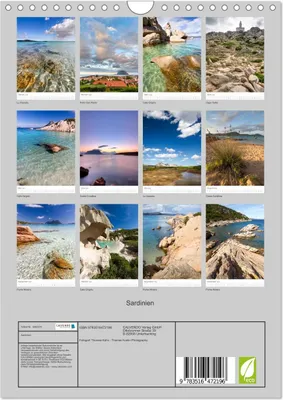 Produktbild von Sardinien (Wandkalender 2026 DIN A4 hoch), CALVENDO Monatskalender