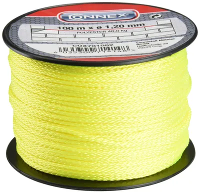 Zdjęcie produktu dla Sznur murarski CONNEX 1,2 mm-100 m neonowożółty, COX781562
