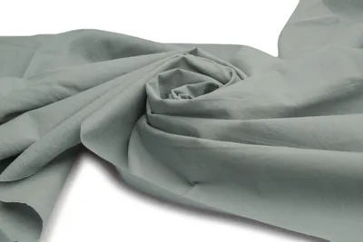 Image de Tissu crêpe de coton, crêpe de coton, gris, 50 x 152 cm