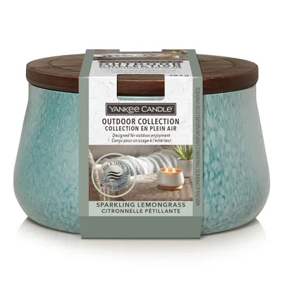Immagine prodotto di Yankee Candle Candela profumata per esterni Sparkling Lemongrass 283 g