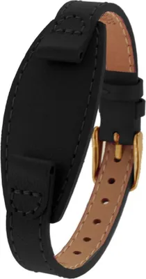 Produktbild von s.Oliver Unterlageband | Uhrenarmband 10mm | Leder schwarz SO-2932-LQ