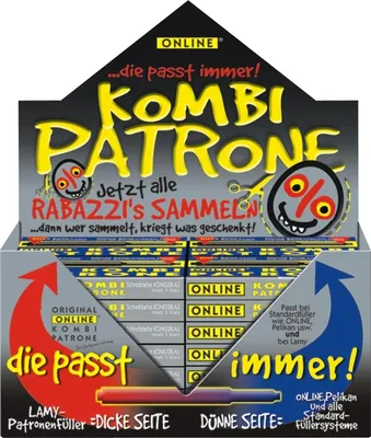 Immagine prodotto di 12X ONLINE® 5719045 Kombipatrone für Lamy ONLI17202