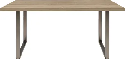Produktbild von Esstisch >TABLES< Sonoma Eiche Nachbildung, U-Metallgestell rohstahl - 160x74,7x90cm (BxHxT)