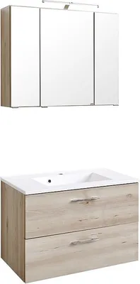 Produktbild von Portofino Waschtisch-Set, natur/weiss