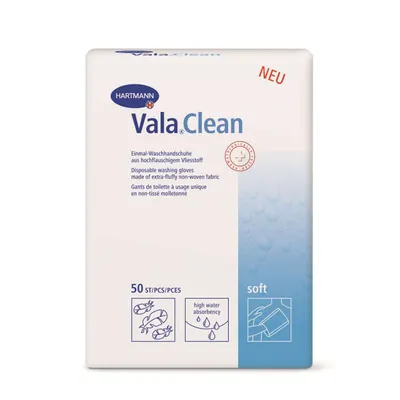 A product box for disposable washing gloves.
