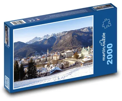 Obrázek produktu pro Puzzle 2000 Itálie - zasněžené domy - martinpuzzle