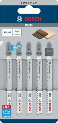 Produktbild von PRO Hardwood clean T101BF Stichsägeblatt, 100 mm, 5-tlg.