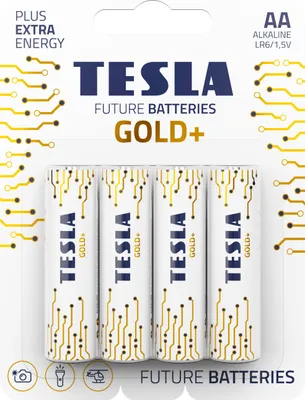 Produktbild von TESLA GOLD+ AA Mignon, LR6 Batterie 1x 4er Pack (4 Stück)