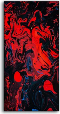 Produktbild von Wanduhr Uhr Wandbild Leinwand Geräuschlos 30x60 Malerei Abstrakte Kunst - schwarze Hände