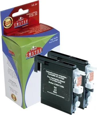 Produktbild von Emstar B54 Alternativ Emstar Tintenpatrone schwarz Doppelpack (10B49B49-B54,B54)