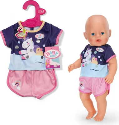 Produktbild von BABY born Einhorn-Pyjama für 43cm Puppen