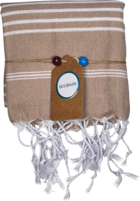 Produktbild von ECOBAIN 8671 Sand Small Classic Towel 50 x 90 cm Handtuch Dusch-, Sauna- und Badetuch Wickeltuch Hamam