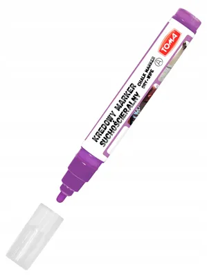 Produktbild von Toma 296 Kreidemarker trocken abwischbar violett