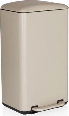 Obrázok produktu pre hjh OFFICE Odpadkový kôš 30 l CLEAN BEVA Odpadkový kôš na triedenie odpadu obdĺžnikový pre kuchyňu, kanceláriu so Step-On 62,0 x 31,0 x 36,0 cm