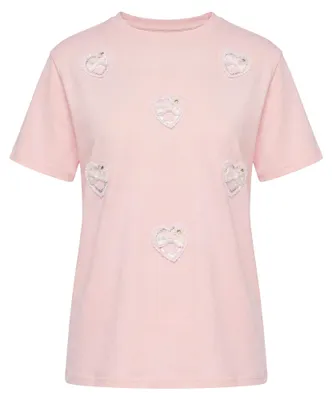 Image de T-shirt pour femme SWIRLIE - rose, taille S