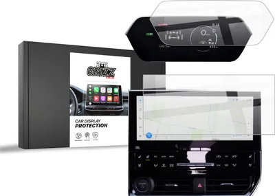Produktbild von Keramische Autodisplayfolie 2in1 für Toyota bZ4X 12,3" (2022-2025), Grizz Protector