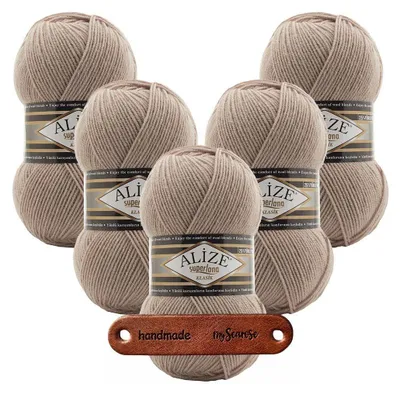 Produktbild von 5 x ALIZE Superlana Klasik 574 mit Label