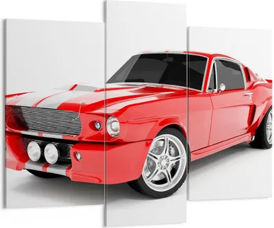 Produktbild von Bild auf Leinwand - Leinwandbild - Sport Geschwindigkeit Auto Chrom - 130x100cm - Wand Bild - Wanddeko - Leinwanddruck - Bilder - Kunstdruck - Leinwand bilder - Wandkunst - CB130x100-2563