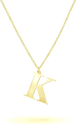 Produktbild von BEKA&BELL Anhänger mit Kette 925-Sterling Silber vergoldet Glänzend 45cm