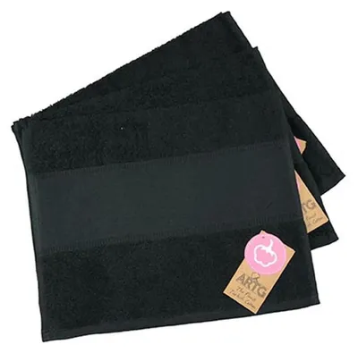 Image de ARTG - Serviette invité « Print-Me » LT3668 (taille unique) (noir)