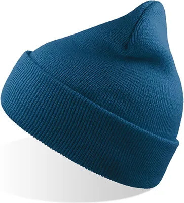 Produktbild von Atlantis WIND | Herren Winter Beanie mit Bündchen - Farbe: Sapphire - Größe: One Size