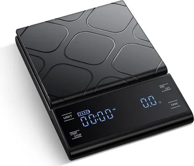 Produktbild von INF Kaffeewaage mit Timer - Schwarz 3kg/0,1g