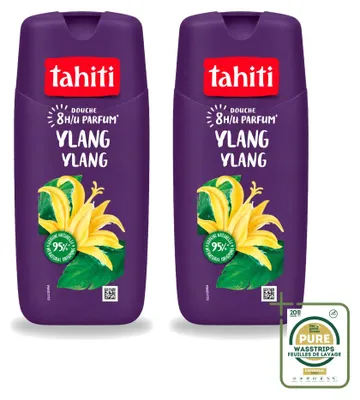 Immagine prodotto di 2 flaconi di gel doccia Tahiti Ylang Ylang - 315 ml - confezione risparmio - 2 pezzi