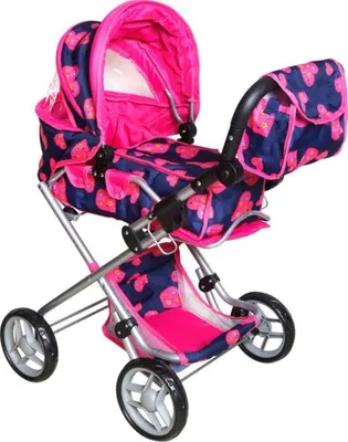 Produktbild von AM Puppenwagen m.Tasche, höhenverstellb.