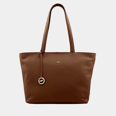 Produktbild von Umhängetasche HANNA Shopper braun Damen - Leder
