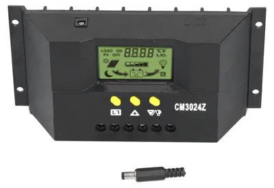 Zdjęcie produktu dla CM3024Z Regulator ładowania słonecznego PWM z wyświetlaczem LCD Inteligentny regulator 12 V, 24 V, 20 A