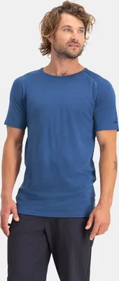 Produktbild von NOMAD® Pure Merino T-Shirt XXL Herren Denimblau Wolle Nahtlos Atmungsaktiv