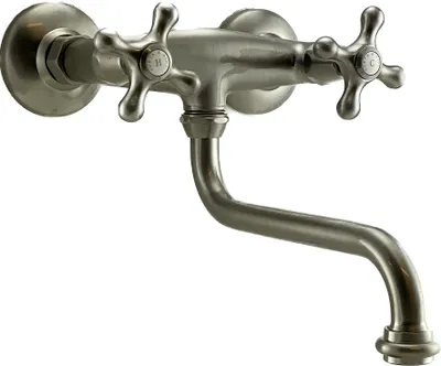 Produktbild von PB Nostalgischer Küchenarmatur Classic C Wandarmatur Edelstahl 10.2722