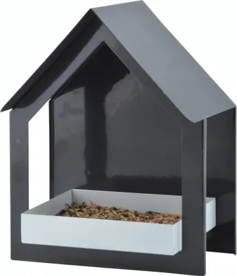 Image de Esschert Design Doublure murale anthracite/ blanche ; FB406 ; 19,2x12,0x23,2 cm