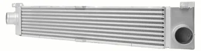 Obrázok produktu pre Chladič preplňovaného vzduchu, chladičové rebrá spájkované, hliník 744 mm – 128 mm HELLA pre napr. FIAT DUCATO